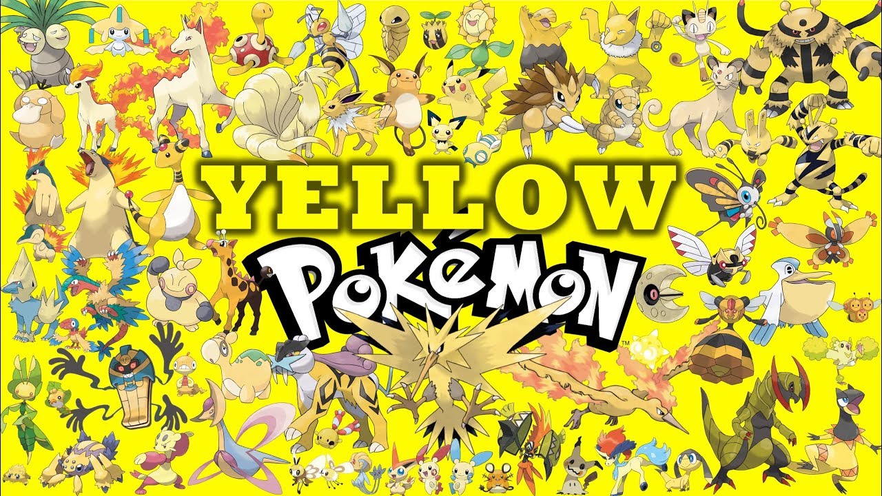 pokemon yellow all pokemon locations